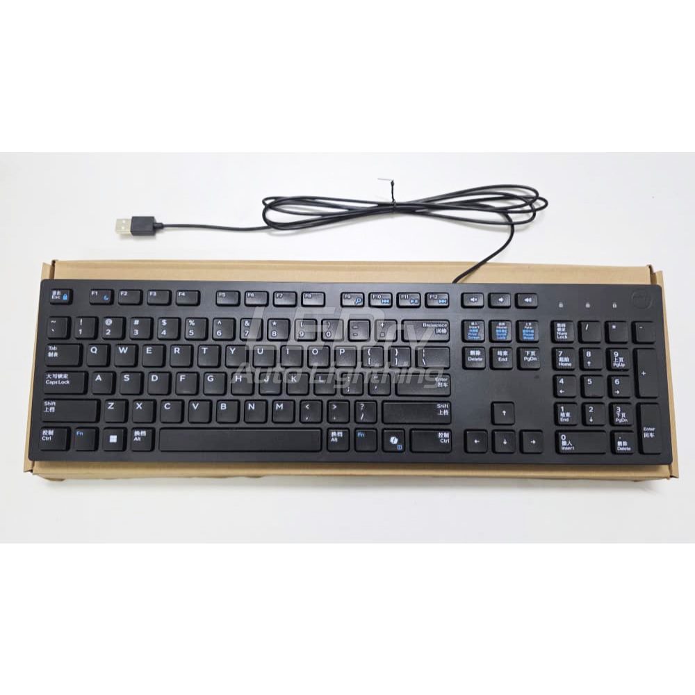 คีย์บอร์ด DELL KB216 USB (สีดํา)
