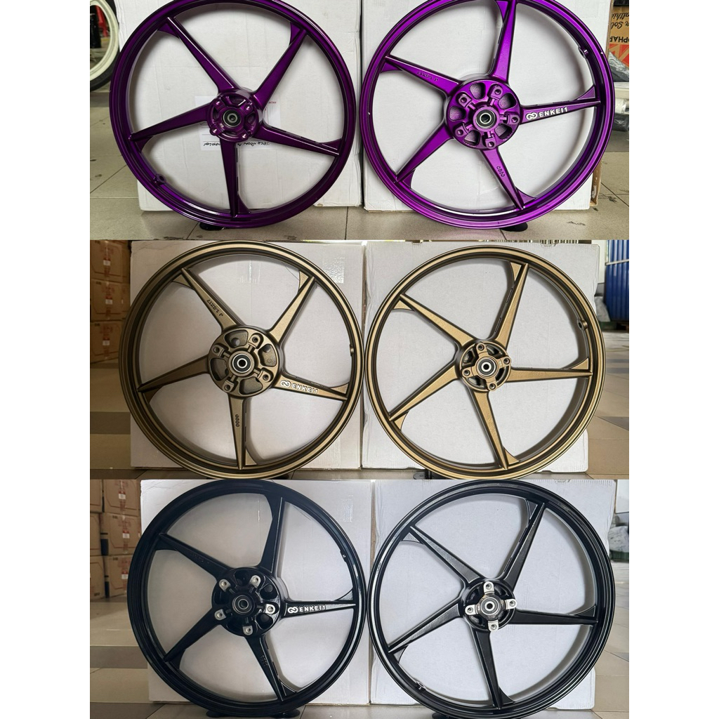 (ENKEI) (G505) SPORTRIM SPORT RIM Y15ZR / Y16ZR LC135 Y125 LC135 V8 Y15 Y16 5 BATANG N 500