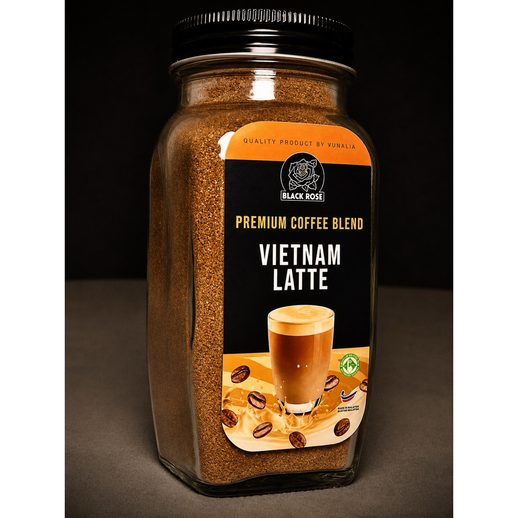 (VIETNAM LATTE) BLACK ROSE PREMIUM COFFEE BY VONALIA