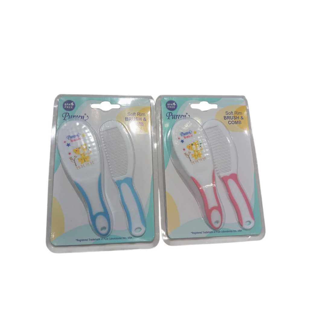 Pureen Soft Rim Brush & Comb Set