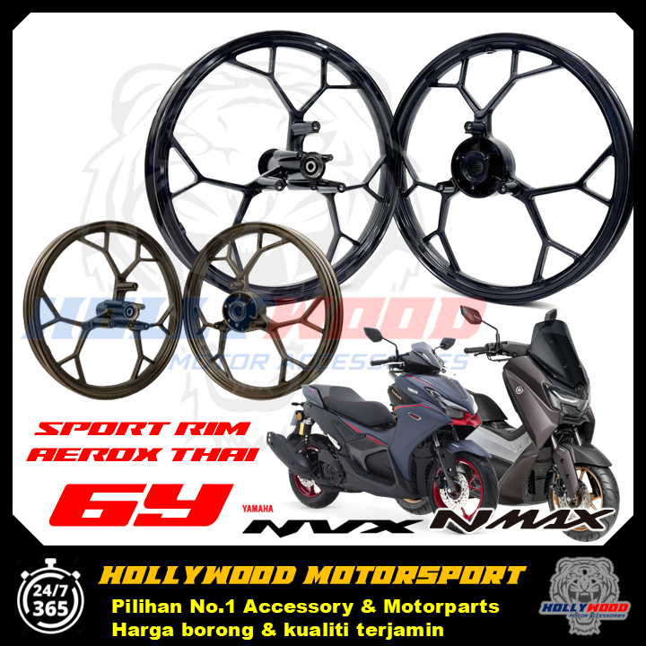 SPORT RIM ENKEI 17 AEROX THAI สําหรับ NVX v3 / NMAX v1 v2 SIP BEARING BUSH FULL CHOP