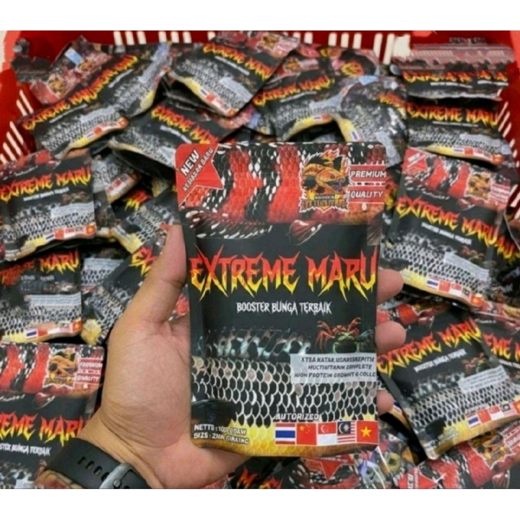 Extreme Maru Pellets บรรจุภัณฑ์ใหม่ 100gr Maru Flower Booster-GFS FEED STORE