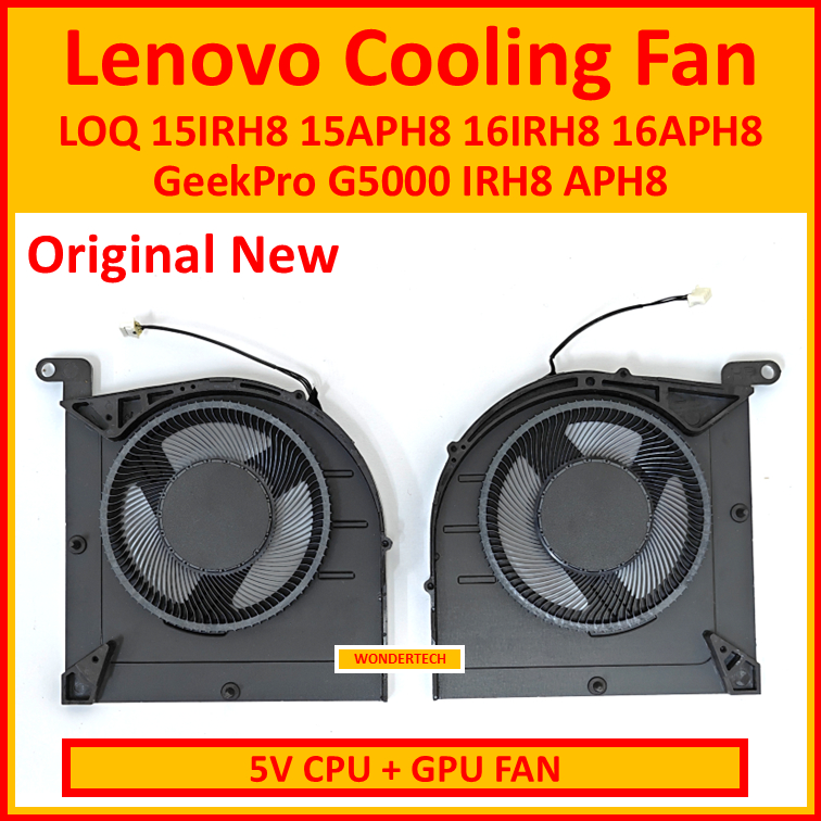 Lenovo LOQ 15IRH8 15APH8 16IRH8 16APH8 CPU GPU พัดลมระบายความร้อน GeekPro G5000 IRH8 APH8