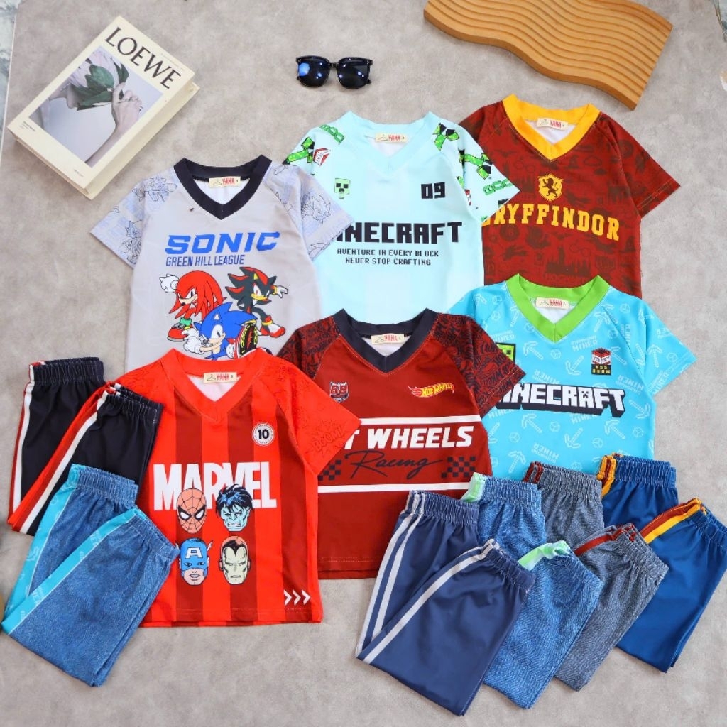 [2Y-12Y] NEW SET JERSEY PREMIUM BOYS SELUAR JOGGER