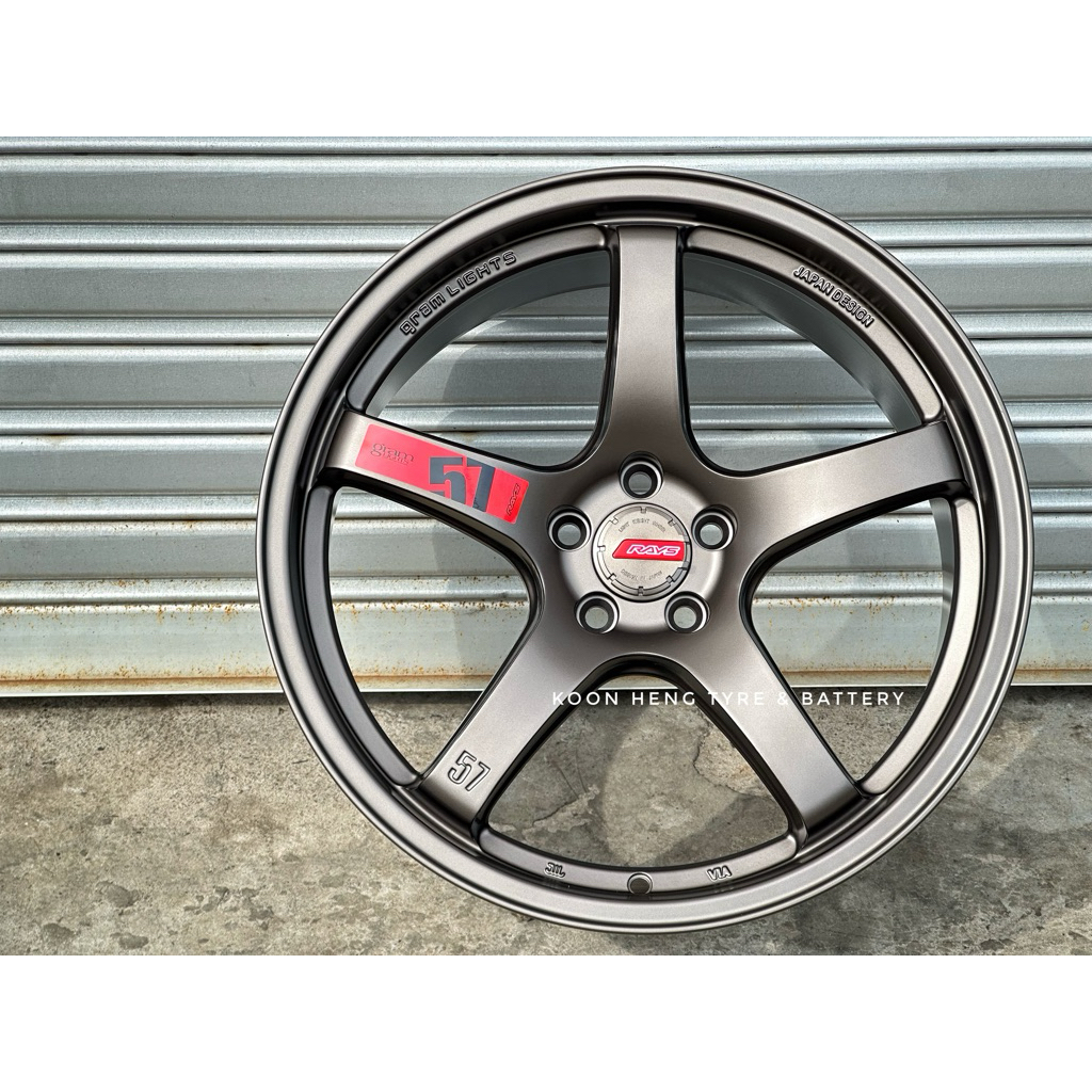 รถใหม่ Sport Rim Flow Forming RAYS GRAMLIGHT 57CR 18x8.5J 5x100 ET38 MATT BRONZE -