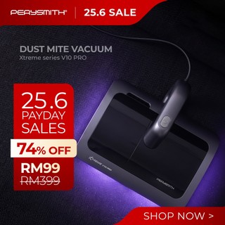 PerySmith V10 Pro Dust Mite Vacuum Cleaner XTREME Series (vakum hama | dust vacuum  | car vacuum | vacuum tilam)