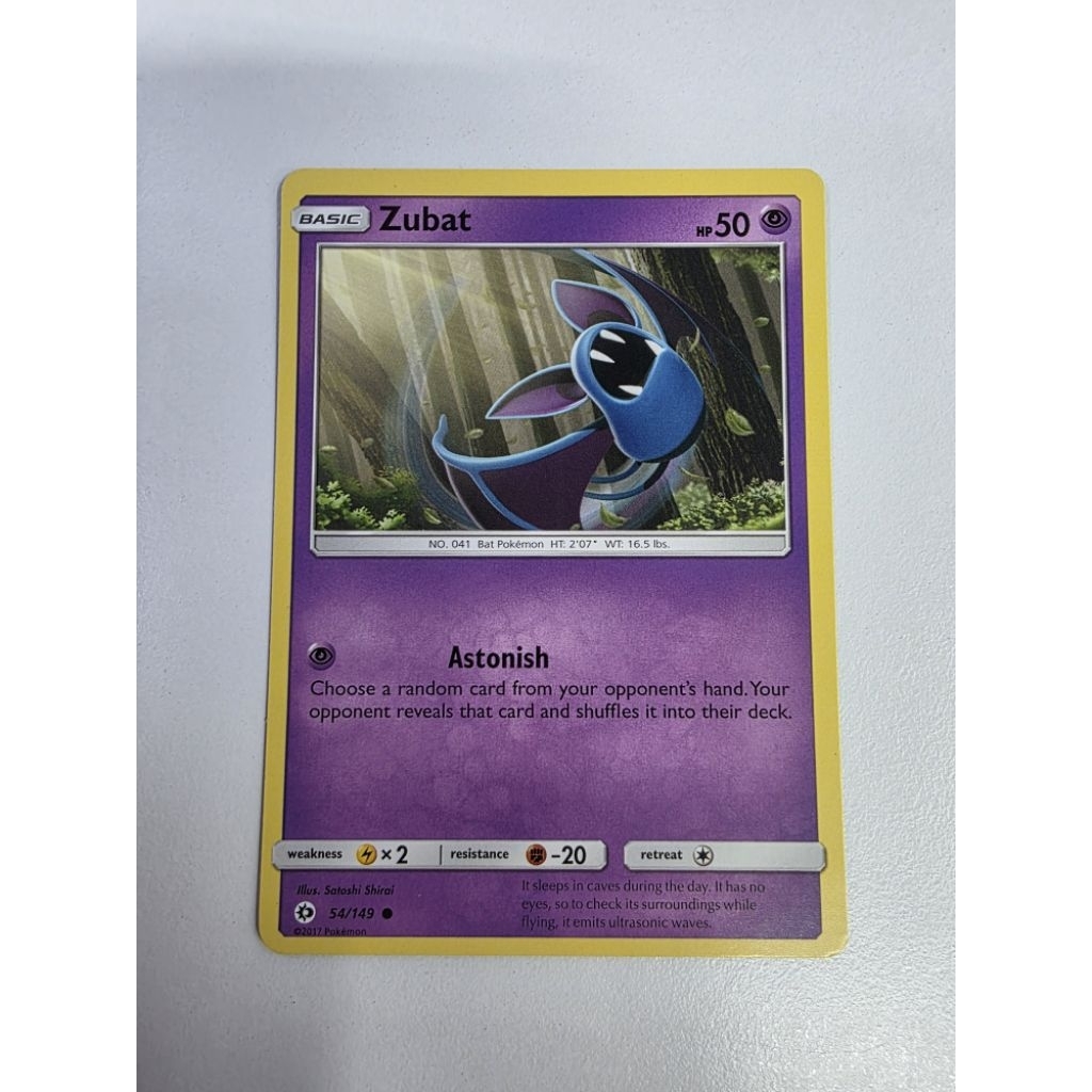 Pokemon TCG Zubat 54/149 ทั่วไป