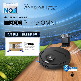 [2026 NEW] ECOVACS DEEBOT T30C Max/ Prime Omni Robot Vacuum| 25,000 Suction Power | ZeroTangle™ 3.0 | OZMO™Turbo 2.0 Mop