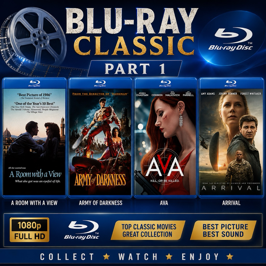 ภาพยนตร์ภาษาอังกฤษ Blu-ray Classic ตอนที่ 1 (A1-A50)