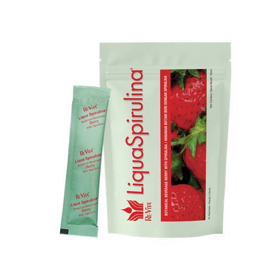 Liqua Spirulina Berry Revita USA (10 ซอง / 1 แพ็ค)