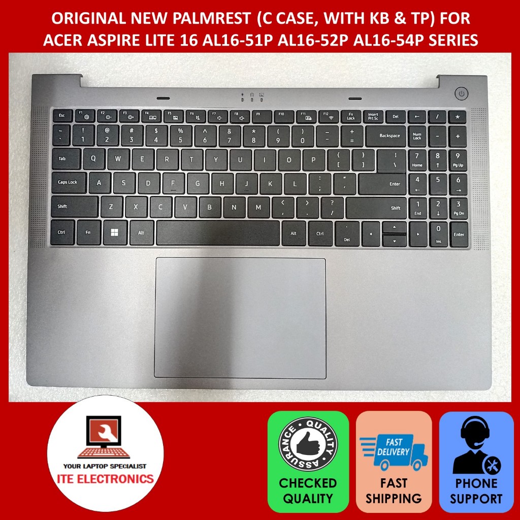 ใหม่ ACER ASPIRE LITE 16 AL16-51P AL16-52P AL16-54PSERIES PALMREST C CASE