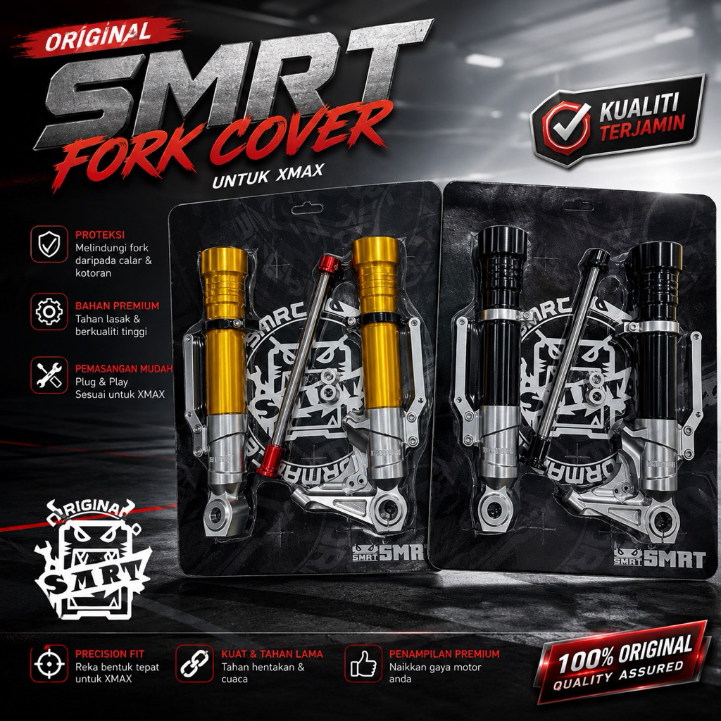 XMAX V1 V2 V3 SMRT FORK COVER FORK TUBE USD FORK COVER SLIVER สีดําทองสําหรับ 100 มม.M3 M4 สไตล์MA M