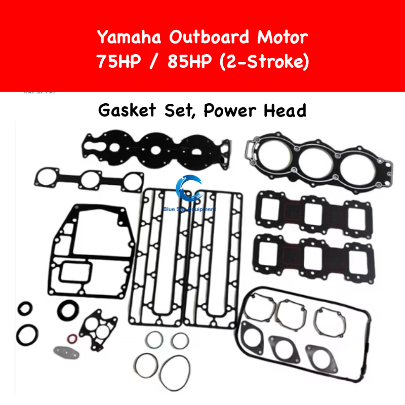 ชุดปะเก็นเครื่องยนต์บน 75HP / 85HP Yamaha Outboard Motor - 688-W0001-02