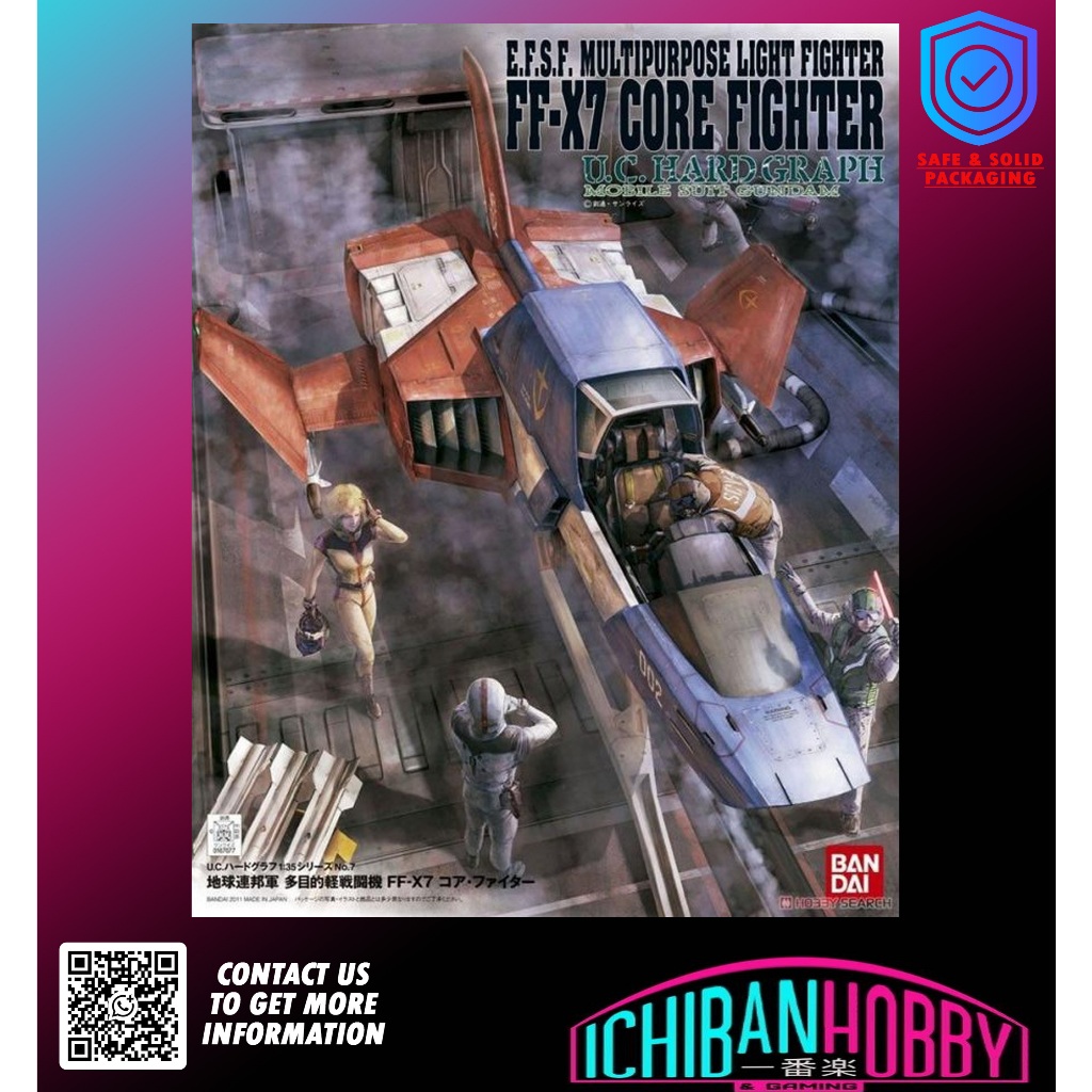 BANDAI 1/35 FF MULTPURPOSE LIGHT FIGHTER FF-X7 CORE FIGHTER UCHARD GRAPH
