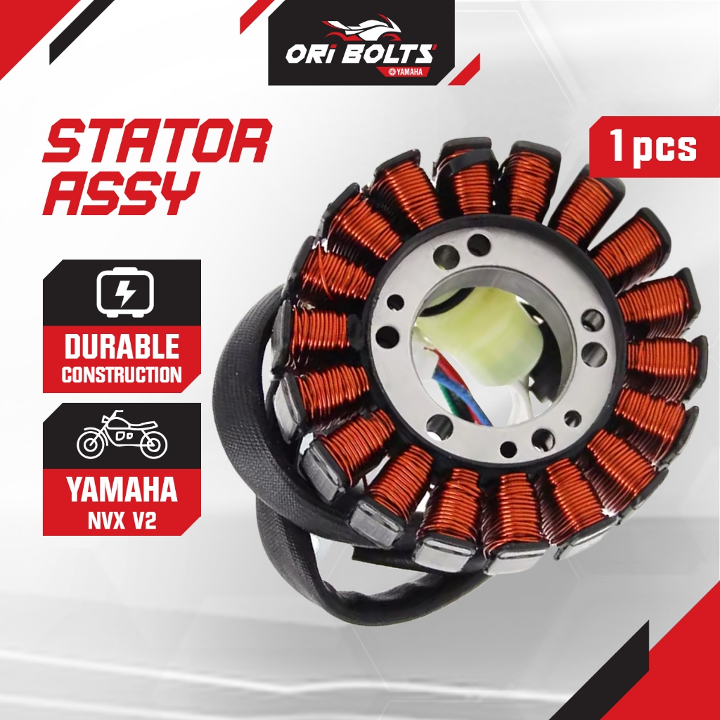 B6H-H1410-01 Yamaha NVX V2 Nmax V2 Stator Assy การใช้คอยล์ Api แม่เหล็ก