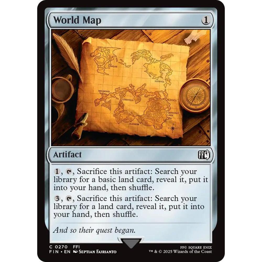 MTG: (FIN) C 270 - World Map Single Card Final Fantasy