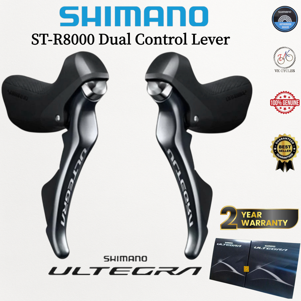 SHIMANO Ultegra R8000 SHIFTER ST-R8000 2x11-SPD - ได้รับการรับประกัน 2 ปี