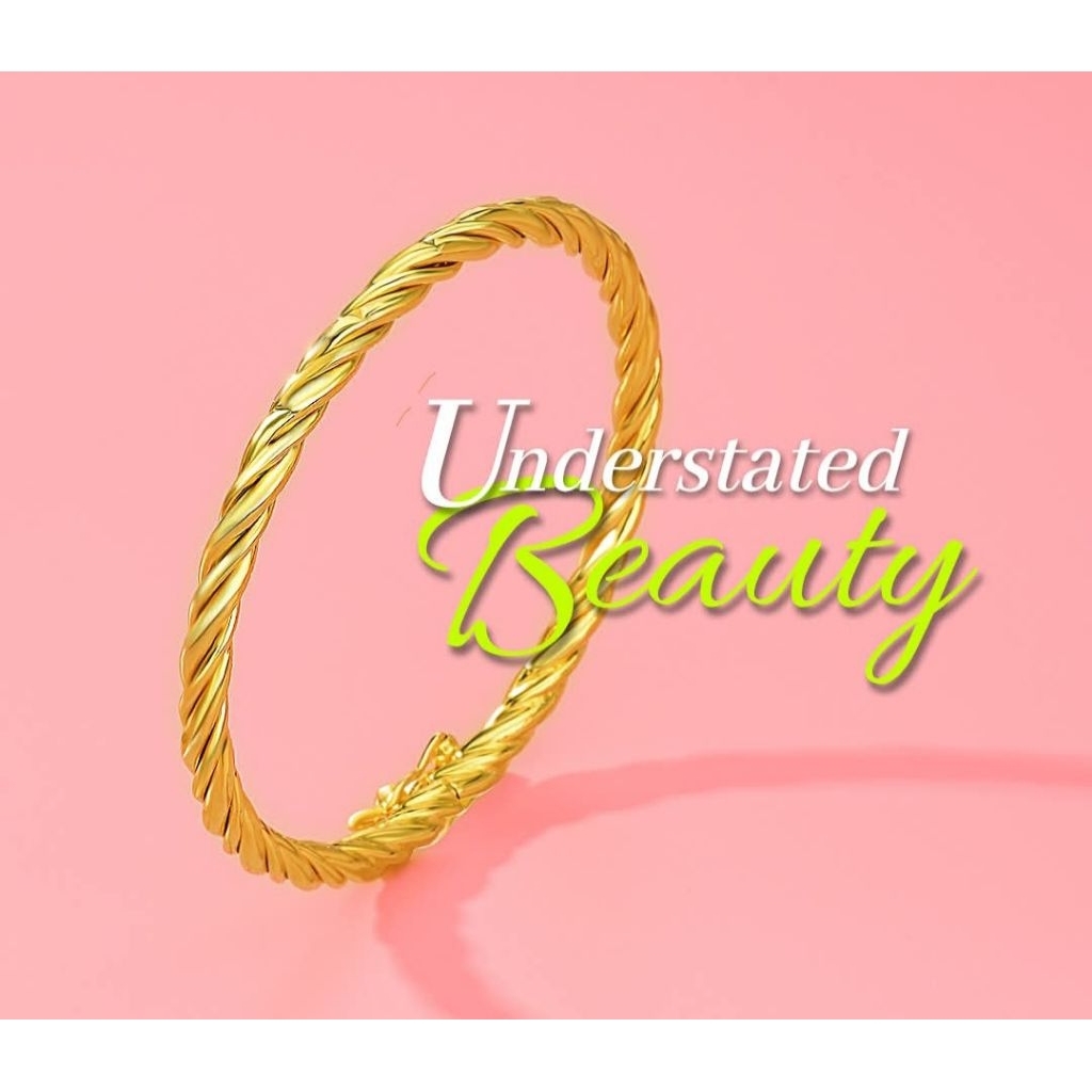 [BG5017,BG5018,BG5067] กําไลข้อมือเคลือบทอง Zulian Jewellery Sunday Bracelet