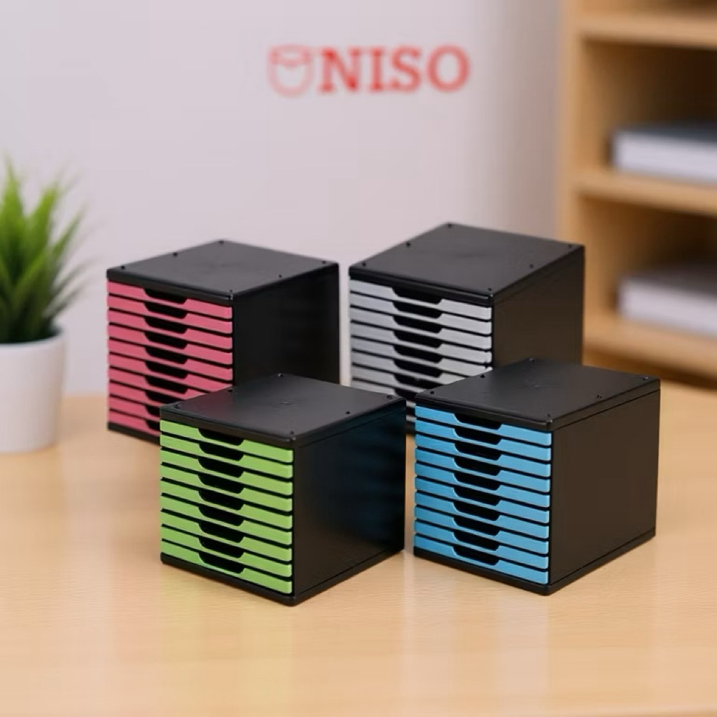 NISO 8855 10 ชั้น DOCUMENT DRAWER TRAY /LACI SIMPANAN DOKUMEN ที่เก็บของ 8855 10 Tingkat