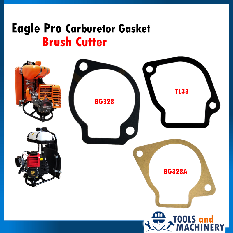 BG328 TL33 BG330 BG328A Carburator ปะเก็นแปรงเครื่องตัด BG328 คาร์บูเรเตอร์ปะเก็น Mesin รัมพุต