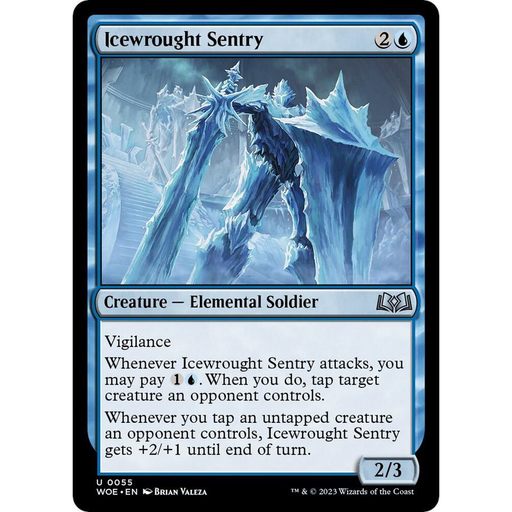 MTG: (WOE) U 055 - การ์ดเดี่ยวนอกน้ําแข็งของ Eldraine