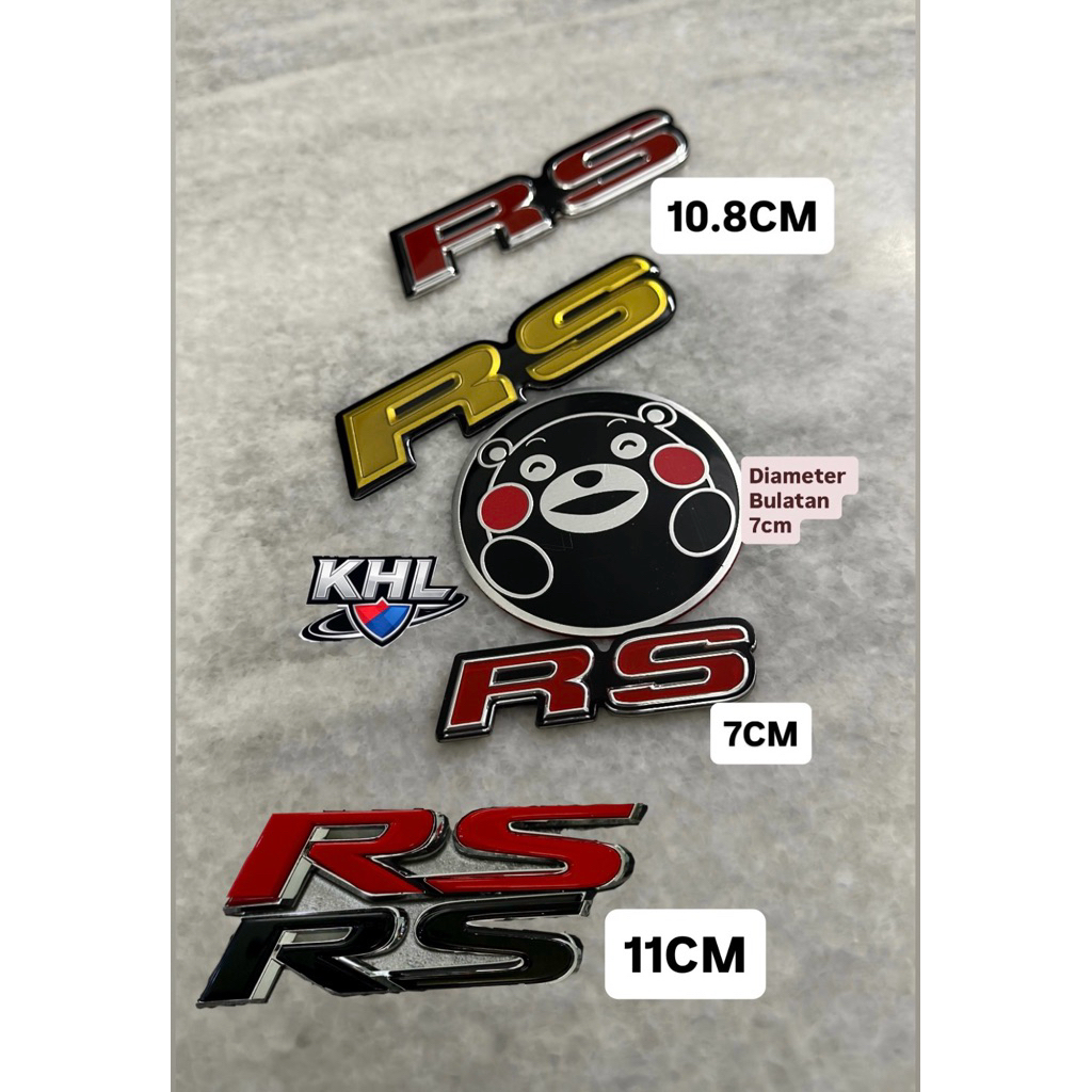 Emblem kumamon RS สําหรับ jazz city สติ๊กเกอร์ wrv ใหม่
