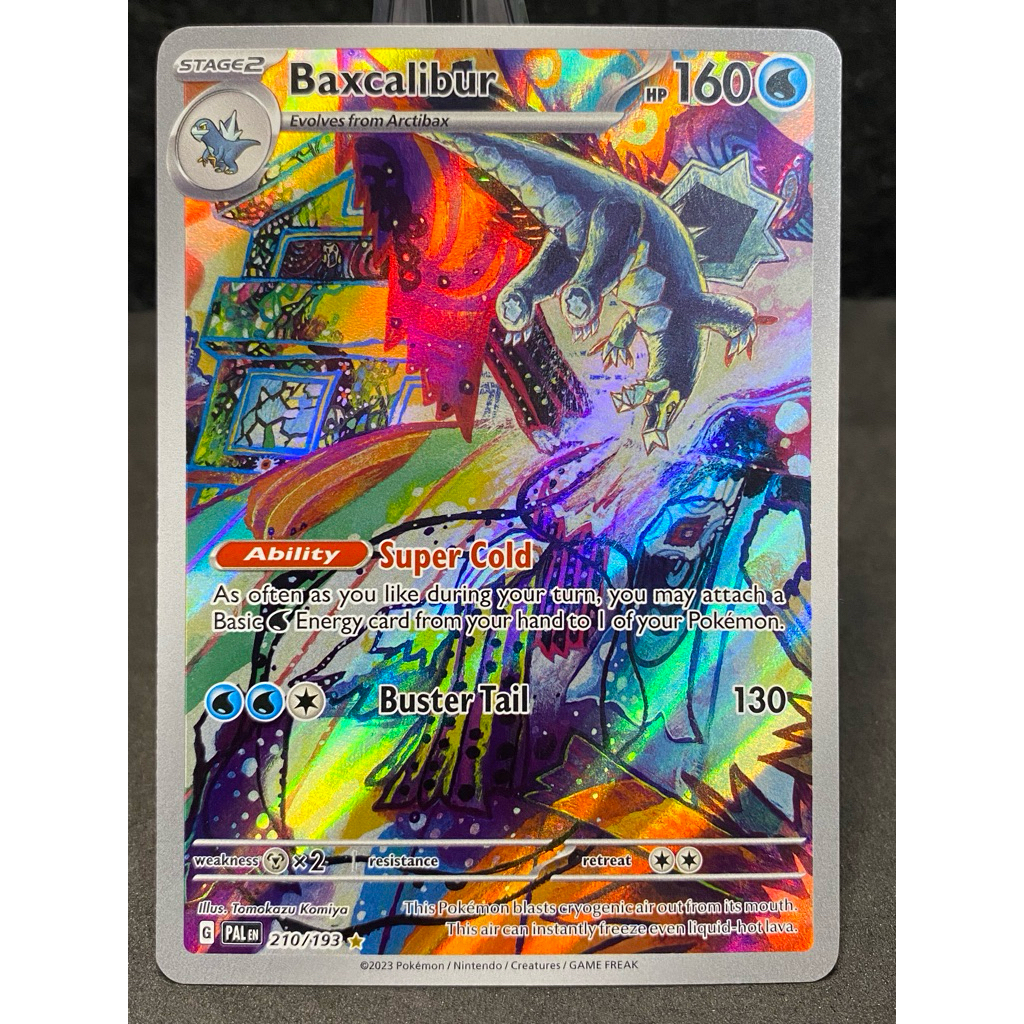 [Near Mint(-)] Baxcalibur 210/193 ภาพประกอบ Paldea Evolved (ENG) การ์ดโปเกมอน TCG [id218]