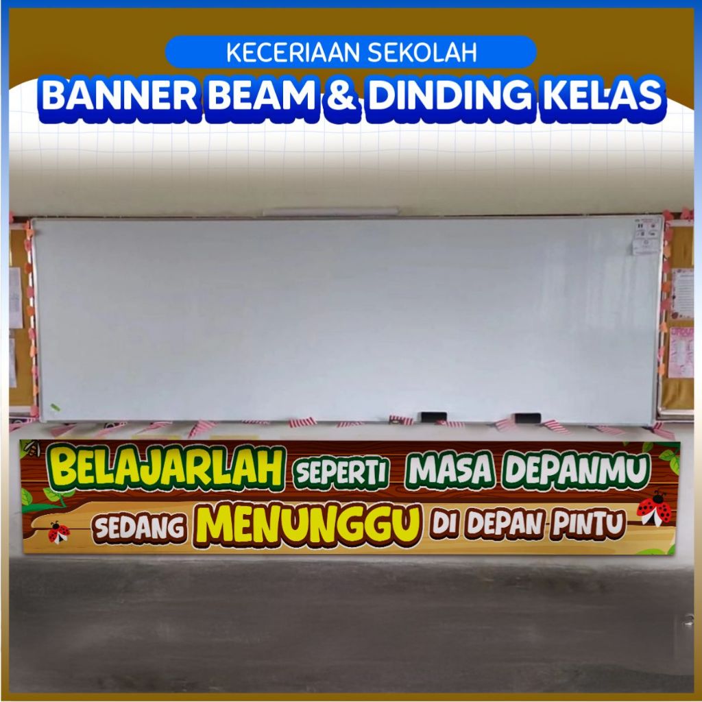 CLASS & SCHOOL WALL DECORTATIONS BANNER / BEAM BANNER / BEAM DECORATIVE BANNER / WORDS HIKMAH DESIGN