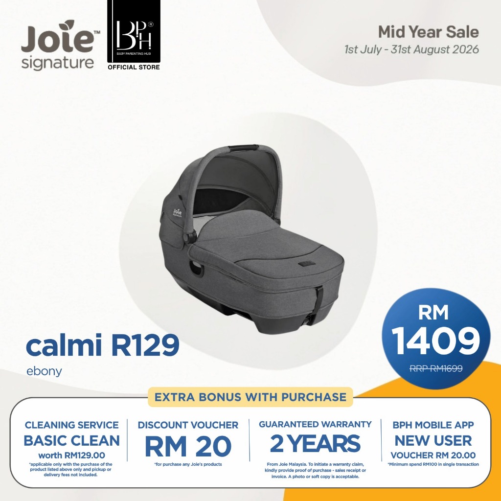 Joie Signature Calmi R129 (40cm - 75cm; แรกเกิดถึงประมาณ 12 เดือน)