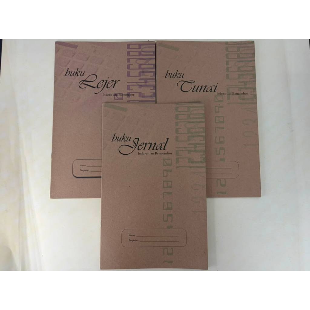 Stok Sedia Buku Lejar / Tunai / Jurnal /Ledger / Cash / Journal Book