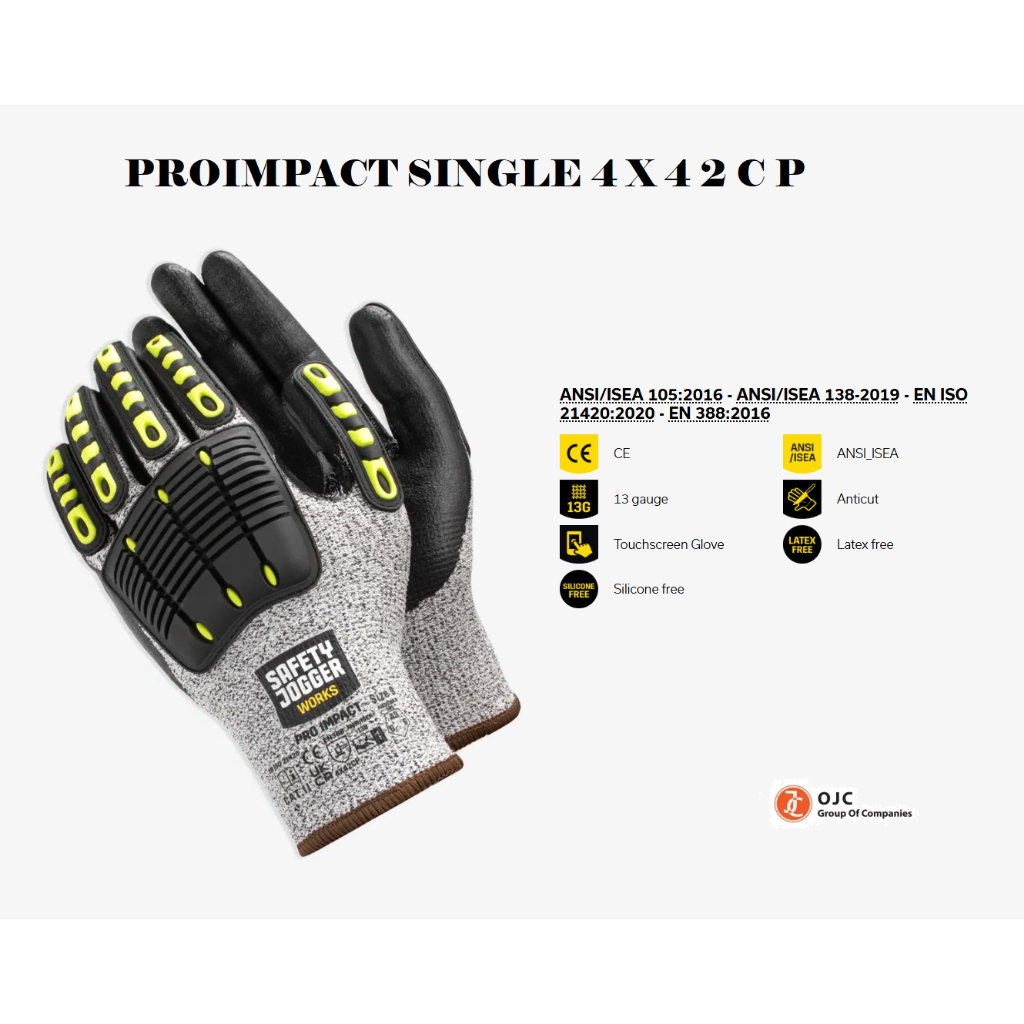 Safety Jogger PRO IMPACT พร้อมถุงมือกันกระแทก