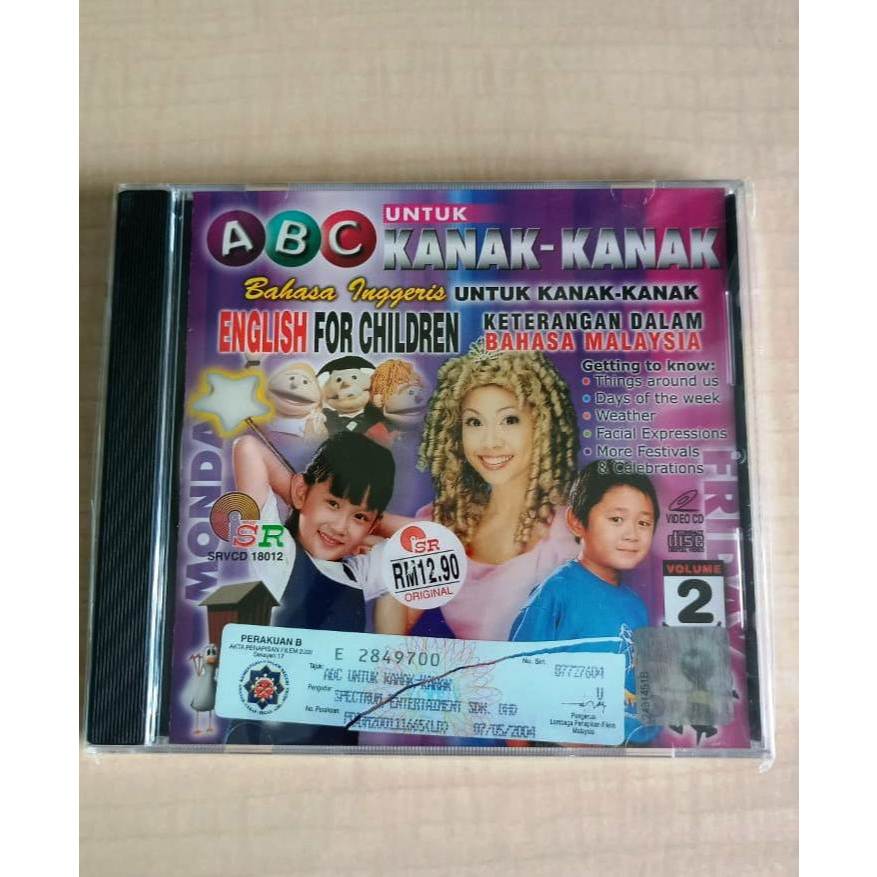 ABC English For Children Untuk Kanak Vol.2 VCD English Explanation