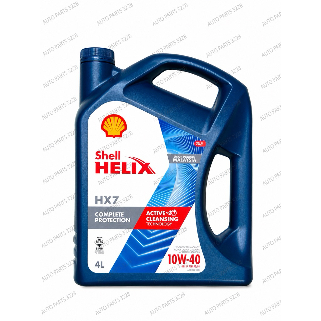 SHELL HELIX HX7 10W-40 SEMI SYNTHETIC ENGINE OIL