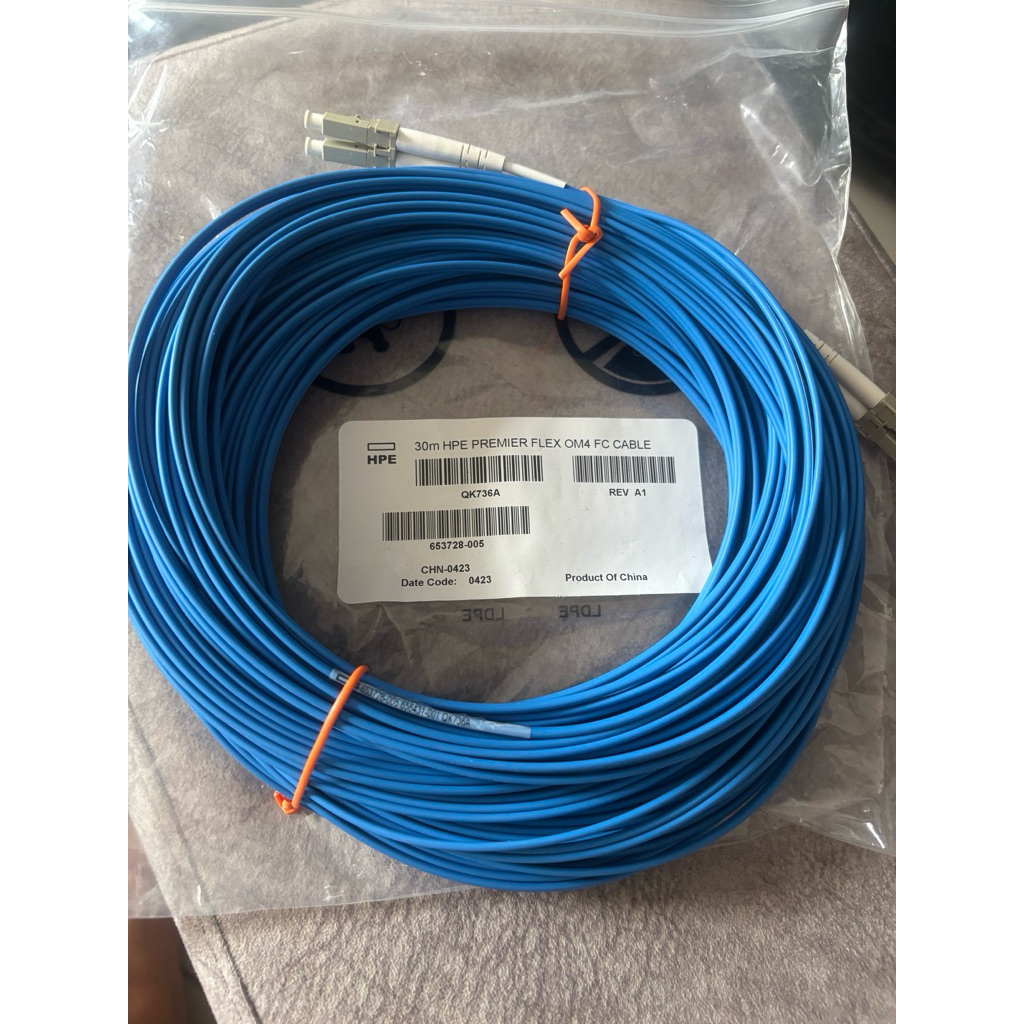 LC ถึง LC OM4 Multi mode LC-LC LSZH 30MM MMF Duplex LC/LC Multimode สายแพทช์ไฟเบอร์ยาว