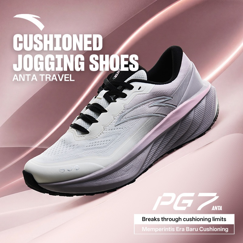 ANTA ผู้หญิงลอย PG7 Pickleball รองเท้าวิ่ง Rebound Cushioning เดินกีฬารองเท้า 1224E5504
