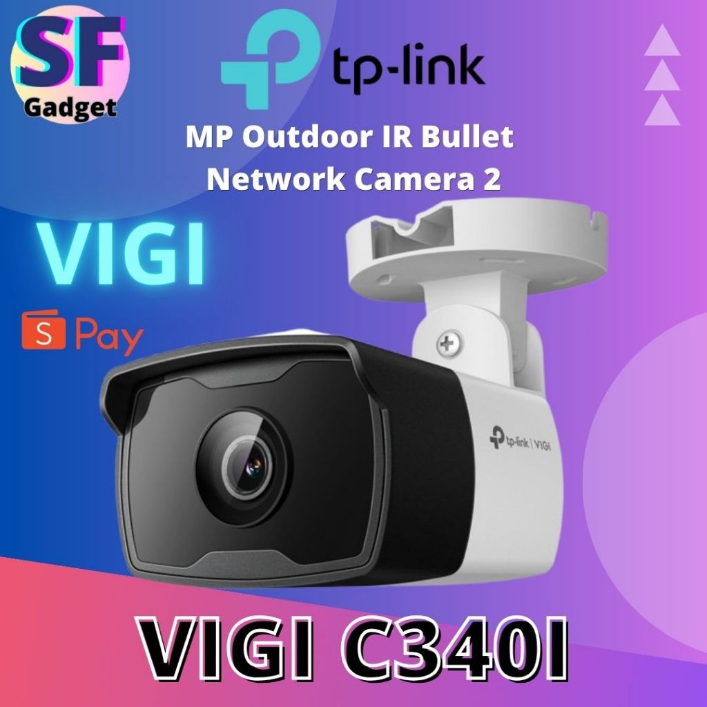 TP-Link VIGI C340I ( กล้องเครือข่าย IR Bullet กลางแจ้ง VIGI 4MP )