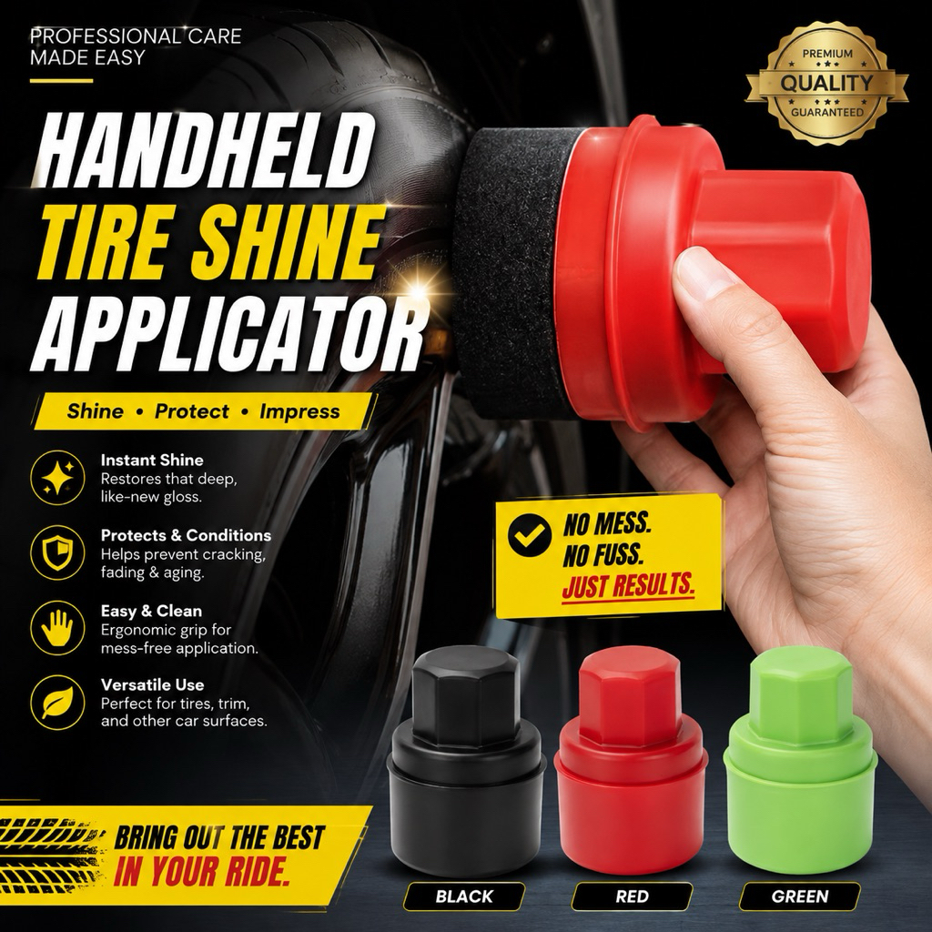 HANDHELD TIRE SHINE APPLICATOR