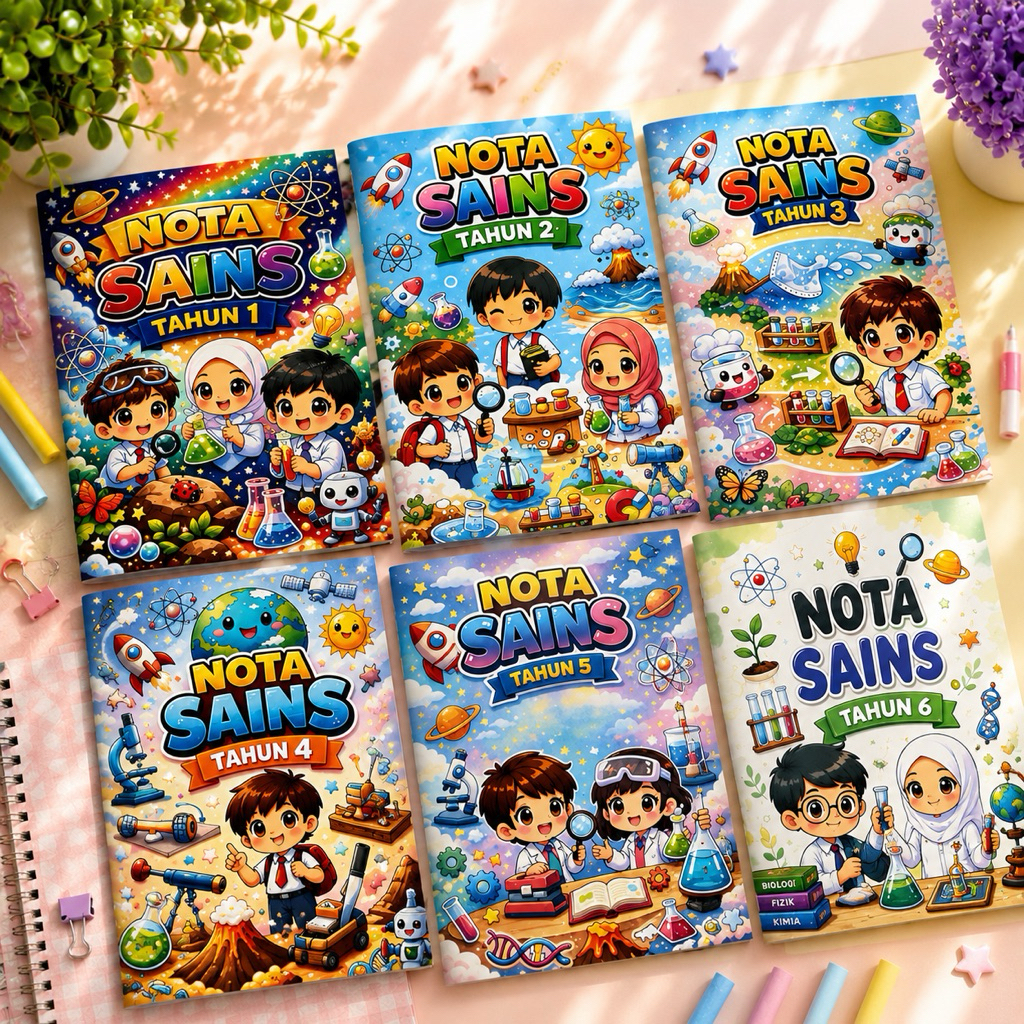 [Hardcopy] SCIENCE NOTES YEAR 1 - YEAR 6 SCIENCE NOTES LOW SCHOOL COMIC VERSION