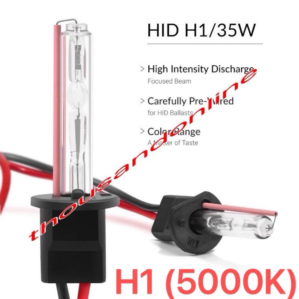 XENON ยี่ห้อ HID REPLECEMENT หลอดไฟ 55 วัตต์สําหรับ H1 5000K HID หลอดไฟ XENON