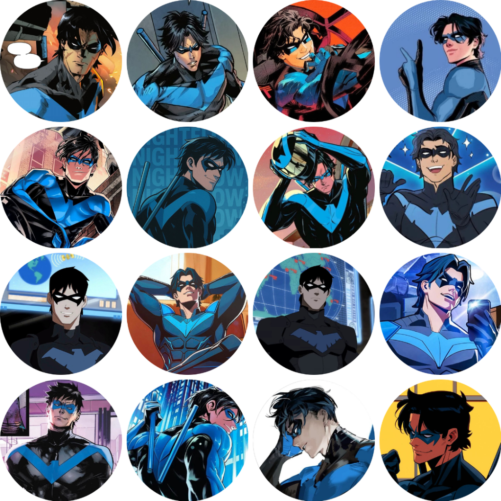 ป้ายกระดุม DC Nightwing 58mm