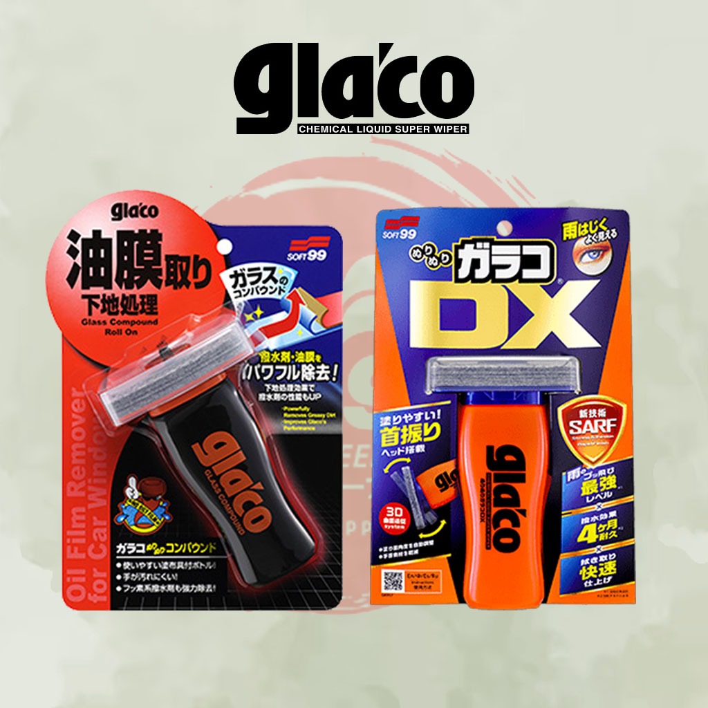 [Bundle&Save] Soft 99 Glass Compound Remove Oil Film + Glaco DX More Durable/More Smooth/More Clear 