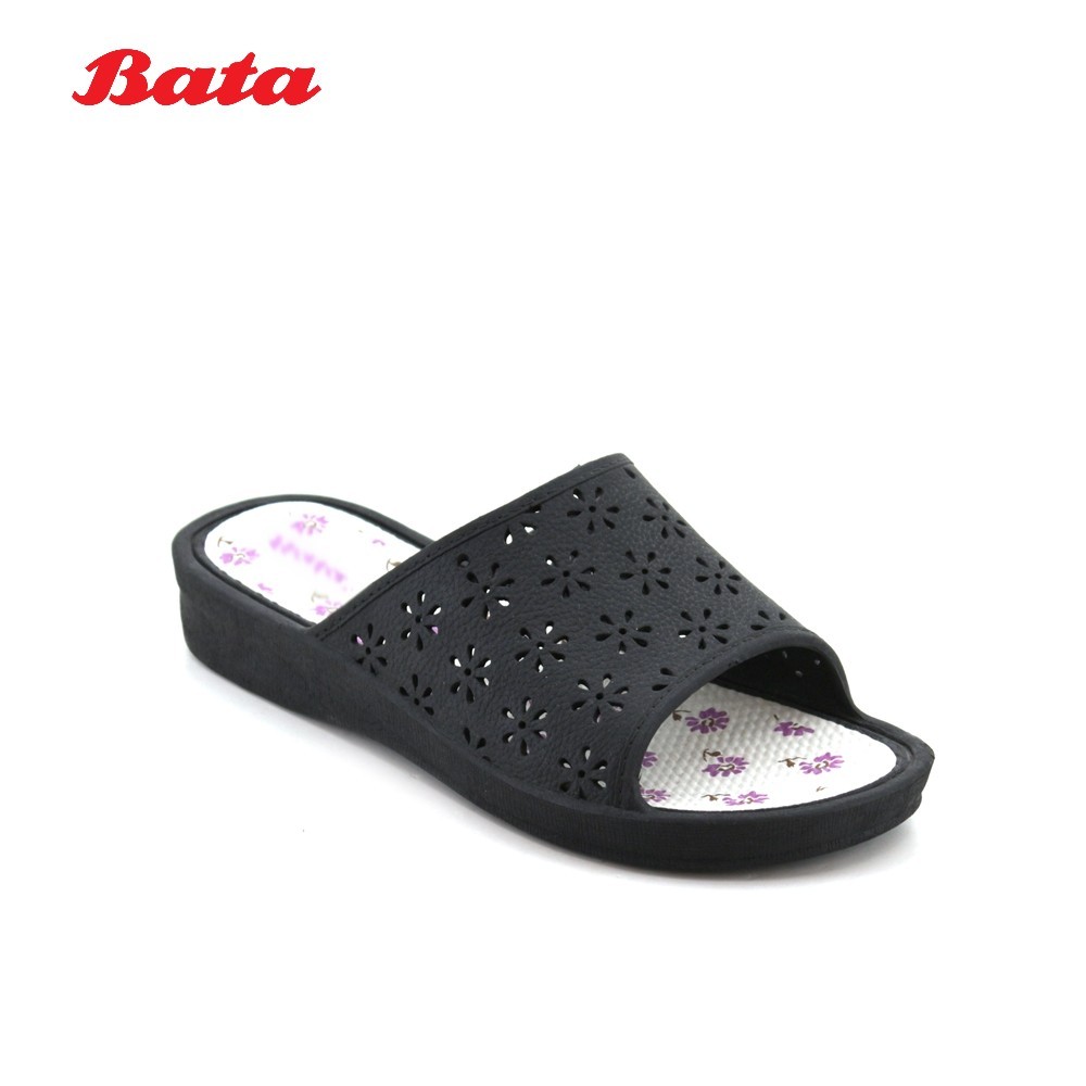 BATA Karen รองเท้าแตะผู้หญิงสีดํา 5626998 Perempuan