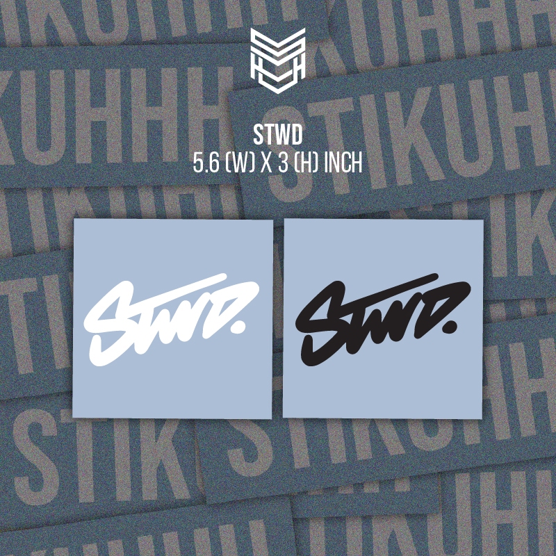 STWD CAR DECAL AUTOMOTIVE / สติ๊กเกอร์ไวนิล DIE-CUT