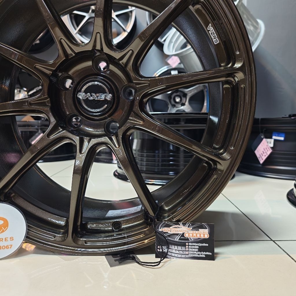 [1PC] ขอบสปอร์ต 18 นิ้ว RAXER V10RS-B 18X8.5JJ ET42 5H113 S-BRONZE