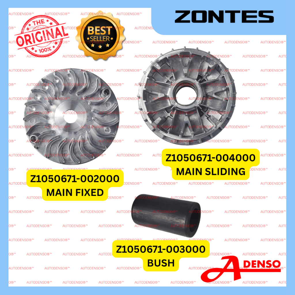 ZONTES 350/368D/E/K/G MAIN FIXED &MAIN SLIDING & BUSH
