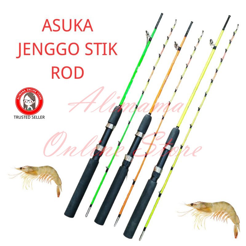 ASUKA JENGGO STICK PRAWN SPINNING ROD FISHING ROD GALAH SHRIMP