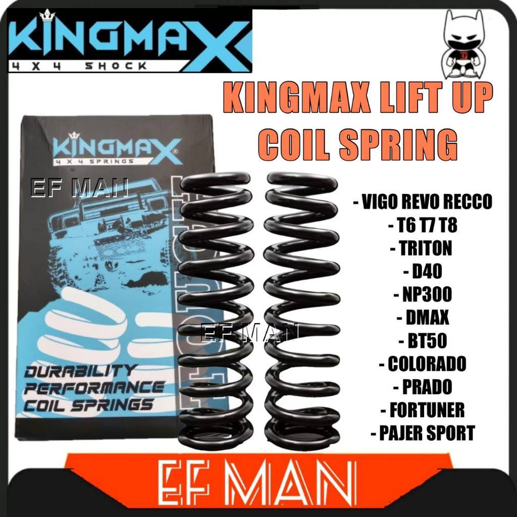 ยก & Std Coil Spring Hilux Triton Navara D40 NP300 Dmax Ranger T6 Landcruiser Prado LJ78 ด้านหน้าด้า