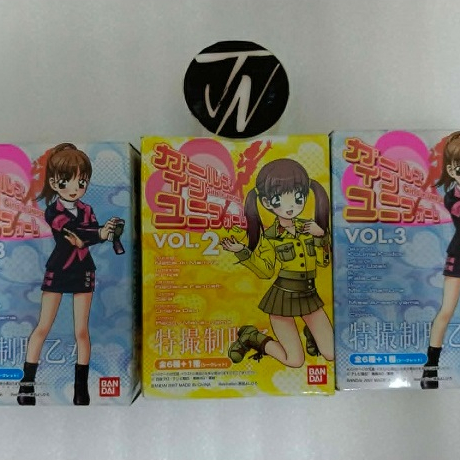 Bandai Super Sentai Girls In Uniform - Taiyo Sun Vulcan / Chodenshi Bioman / Gekisou Carranger