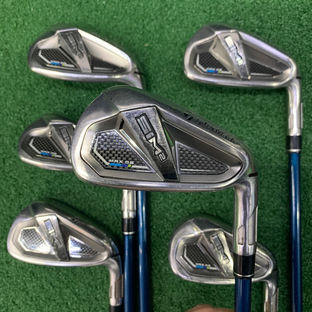 ชุดเหล็ก TaylorMade SIM2 MAX OS มือสอง 6-9,P,A - TENSEI BLUE TM60(2021) R 22.5 Publika 260819-007