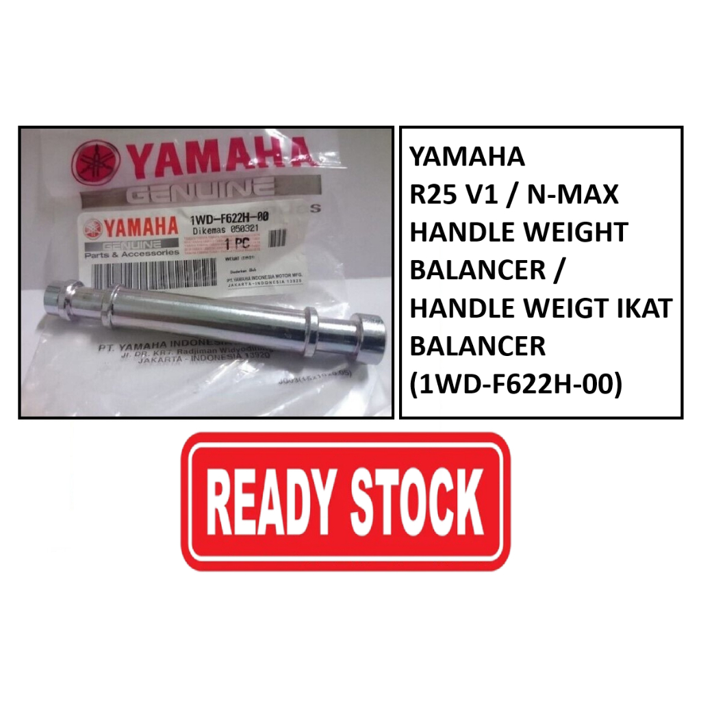 YAMAHA R25 V1/N-MAX HANDLE WEIGHT BALANCER (1WD-F622H-00)